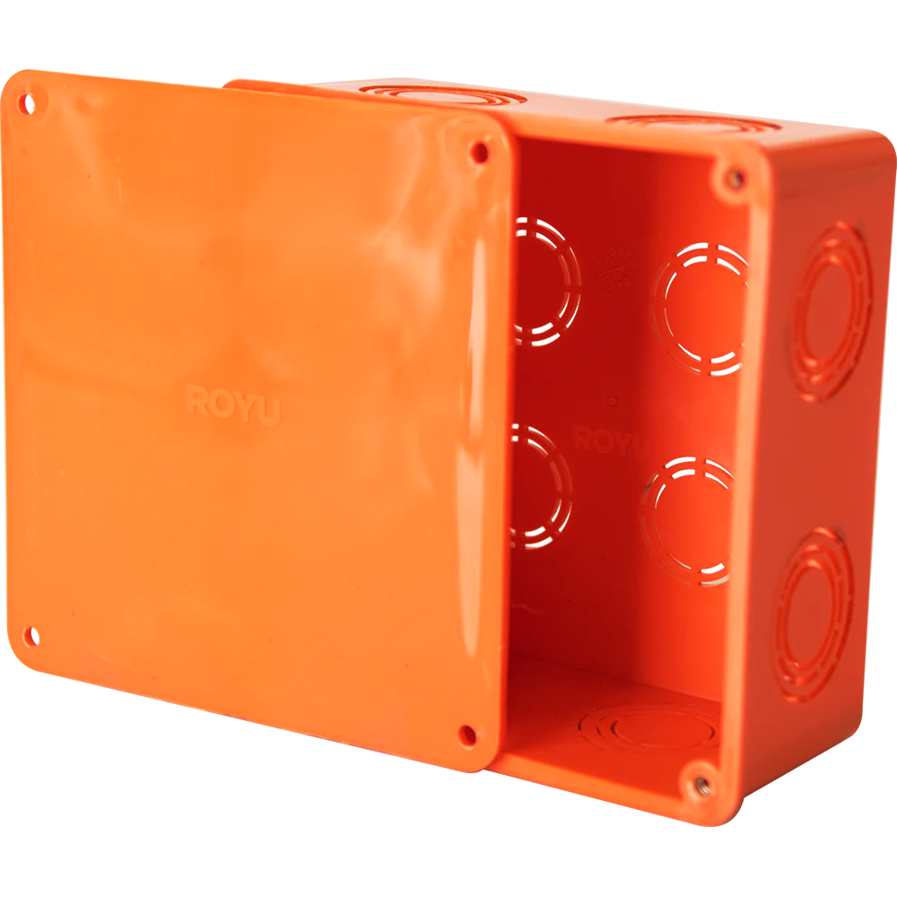 ROYU Square Box with Cover and Screw