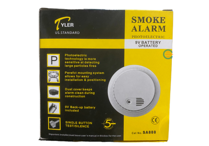 Tyler Smoke Alarm 9V Battery